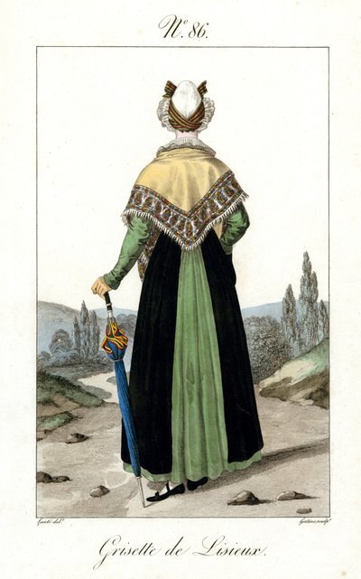 Illusztráció sz. 86, Lisieux-i Grisette (színes metszet) alkotó: French School