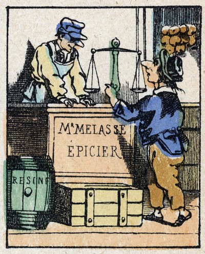 A mese illusztrációja: „Veridique Jeannot Serinet története „” Fametszet a képről Pellerin - Epinal, sd. 19. század vége. alkotó: French School
