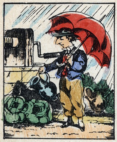 A mese illusztrációja: „Veridique Jeannot Serinet története „” Fametszet a képről Pellerin - Epinal, sd. 19. század vége. alkotó: French School