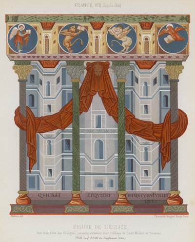 Egy templom képe alkotó: French School