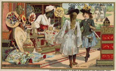 Indiában (chromolitho) alkotó: French School