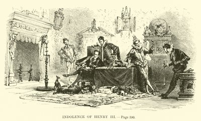 Henrik indolenciája III alkotó: French School