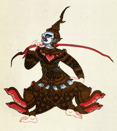 Indrajit (rámájána karakter). A kambodzsai mesékben, Auguste Pavie alkotó: French School