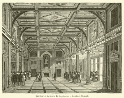 A koppenhágai tőzsde belseje alkotó: French School