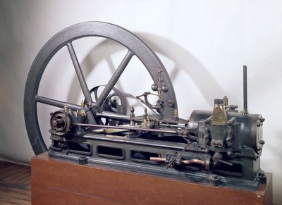 Etienne Lenoir (1822-1900) által tervezett belső égésű motor 1860 (fém) alkotó: French School
