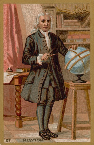 Isaac Newton, 17-18. századi angol fizikus alkotó: French School