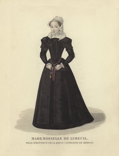 Isabelle de Limeuil, Catherine de Medici, II. Henrik francia király felesége, díszleánya alkotó: French School