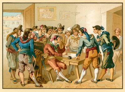 Olaszország jelmez alkotó: French School
