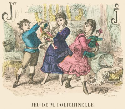 J: M Polichinelle játéka alkotó: French School