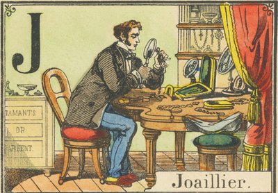 J: Ékszerész alkotó: French School