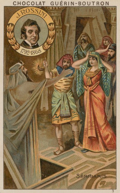 J Rossini, Semiramis alkotó: French School