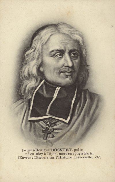 Jacques-Benigne Bossuet (1627-1704), francia katolikus püspök, teológus és író (litho) alkotó: French School