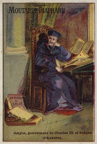 Jacques Amyot francia reneszánsz író és műfordító, Auxerre püspöke alkotó: French School