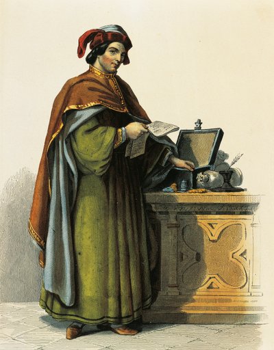 Jacques Coeur (kb.1395-1456), francia kereskedő alkotó: French School
