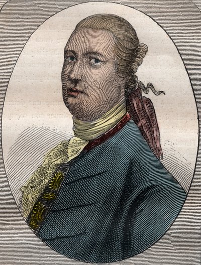 James Bruce, skót utazó és utazási író (1730-1794) - James Bruce skót diplomata, felfedező és földrajztudós (1730-1794) - illusztráció a „18. századi nagy tengerészek” című könyvből. alkotó: French School