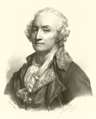 Jean-Baptiste Greuze, portré (metszet) alkotó: French School
