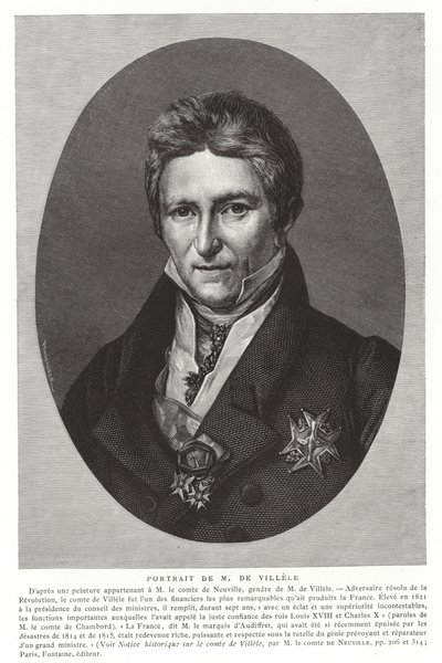 Jean-Baptiste de Villele francia államférfi alkotó: French School