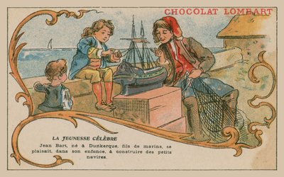 Jean Bart, a 17. század végi haditengerészet parancsnoka és közkatona, fiúként alkotó: French School