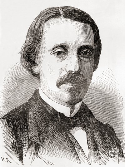 Jean Bernard Léon Foucault, A tudomány csodáiból, megjelent 1870 körül (metszet) alkotó: French School