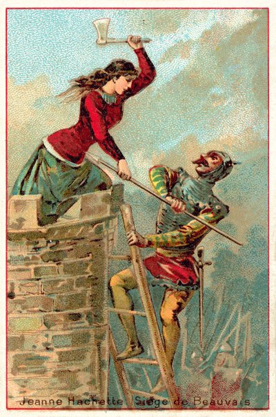 Jeanne Hachette Beauvais ostrománál alkotó: French School