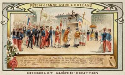 Joan of Arc Fesztivál, Orleans, Franciaország (chromolitho) alkotó: French School