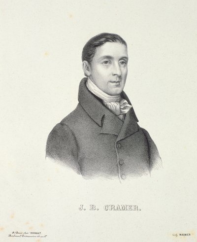 Johann Baptist Cramer (1771-1858) Magnier metszete alkotó: French School