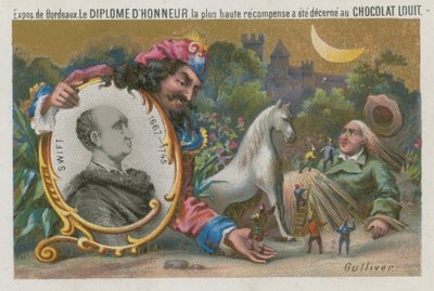 Jonathan Swift (1667-1745) (chromolitho) alkotó: French School