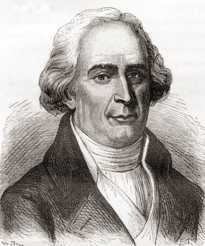 Joseph-Michel Montgolfier, a Les Merveilles de la Science-ből, megjelent 1870 körül (metszet) alkotó: French School