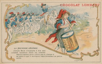 Joseph Bara, híres fiatal francia köztársasági katona a francia forradalom idején alkotó: French School
