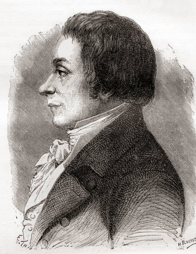 Joseph Lakanal, a Les Merveilles de la Science-ből, megjelent 1870 körül (metszet) alkotó: French School