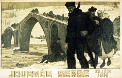 szerb nap. 1916. június 25. alkotó: French School