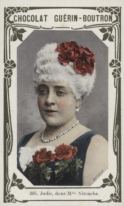 Judic, Madame Nitouche-ban (színes fotó) alkotó: French School