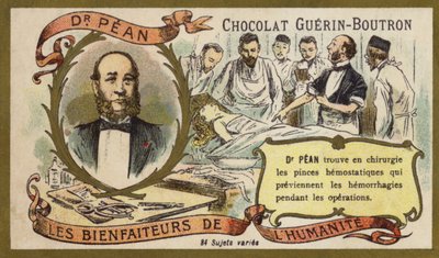 Jules Pean francia sebész (chromolitho) alkotó: French School