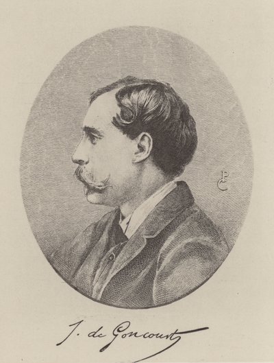 Jules de Goncourt francia regényíró (metszet) alkotó: French School