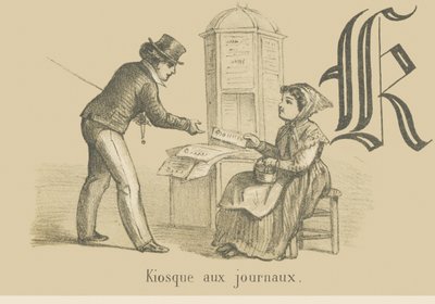 K: Újságkioszk alkotó: French School