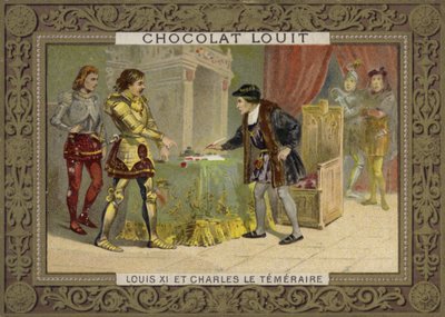 XI. Lajos francia király és Merész Károly, Burgundia hercege alkotó: French School