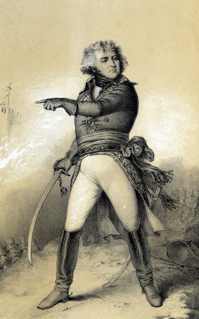 Kléber - Albert „A Francia Forradalom Történelmi Galériájában”? Maurin alkotó: French School