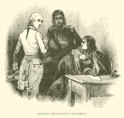 Klenau felismeri Napóleont (metszet) alkotó: French School