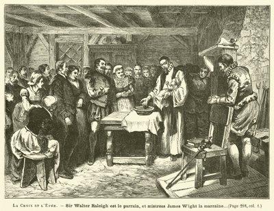 A kereszt és a kard (metszet) alkotó: French School