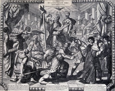A janzenisták útja – a jezsuiták által kiadott szatirikus almanach alkotó: French School