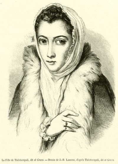 Theotocopuli lánya, el Greco néven ismert (metszet) alkotó: French School