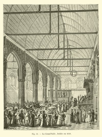 A GrandSalle 1618-ban leégett alkotó: French School