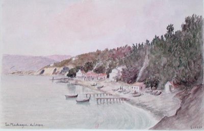 La Madrague des Lecques (akvarell papíron) alkotó: French School