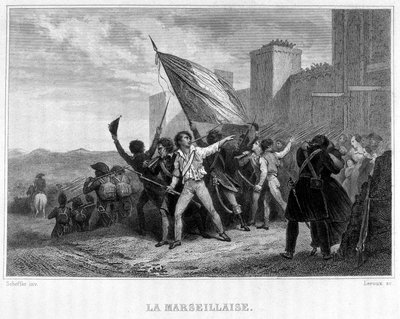 A Marseillaise (augusztus 10 alkotó: French School
