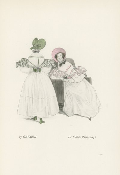 Divat, Párizs, 1831 alkotó: French School