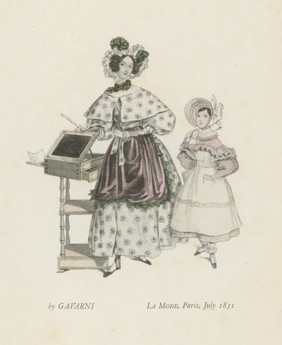Divat, Párizs, 1831. július alkotó: French School