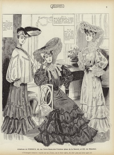 Femina divatja alkotó: French School