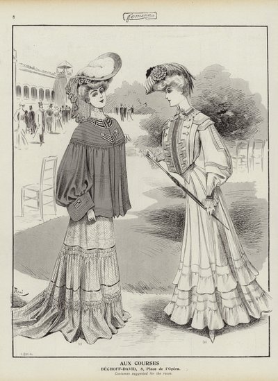 Femina divatja alkotó: French School