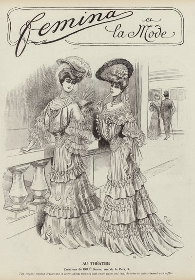 Femina divatja alkotó: French School