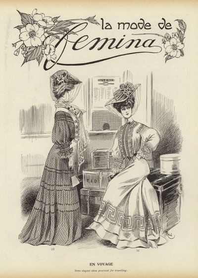 Femina divatja alkotó: French School